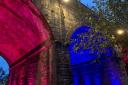 The viaduct will be lit up blue and pink this week
