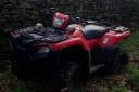 David Drysdale admitted driving an unregistered quad bike without due care and attention, without a licence, and without insurance