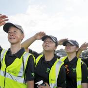 Youth volunteers help out at major events