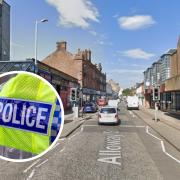 Police officers were called to the incident in Alloway Street