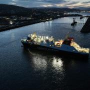 MV Glen Sannox began sea trials earlier this year