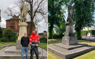 Councillor Boyd asked for the statue to be cleaned