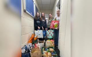 Kilmarnock swimmers gave generously to the foodbank appeal