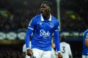 Amadou Onana celebrates Everton’s equaliser (Peter Byrne/PA)