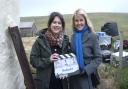 Alison O'Donnell and Ashley Jensen star in the hit BBC drama series Shetland, scenes from which were filmed in Ayrshire earlier this year