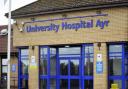 The roads surrounding University Hospital Ayr are busy