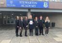 Gillian Dunsmuir was celebrated by staff and pupils for her work