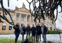 Volunteers helped to plant the daffodils in Kilmarnock