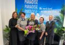 Stewart Travel staff celebrated the top award
