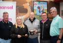 The Lowmac team who won the Hansel charity's golf event.