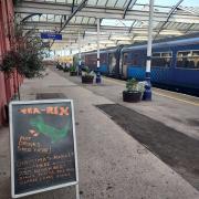 The Christmas market will take place on Platform One