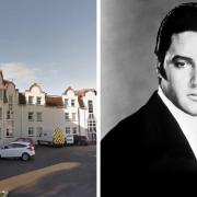 Elvis visited the Adamton during his two-hour stopover at nearby Prestwick Airport in March 1960
