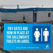 Revamped toilet facility vandalised in Largs